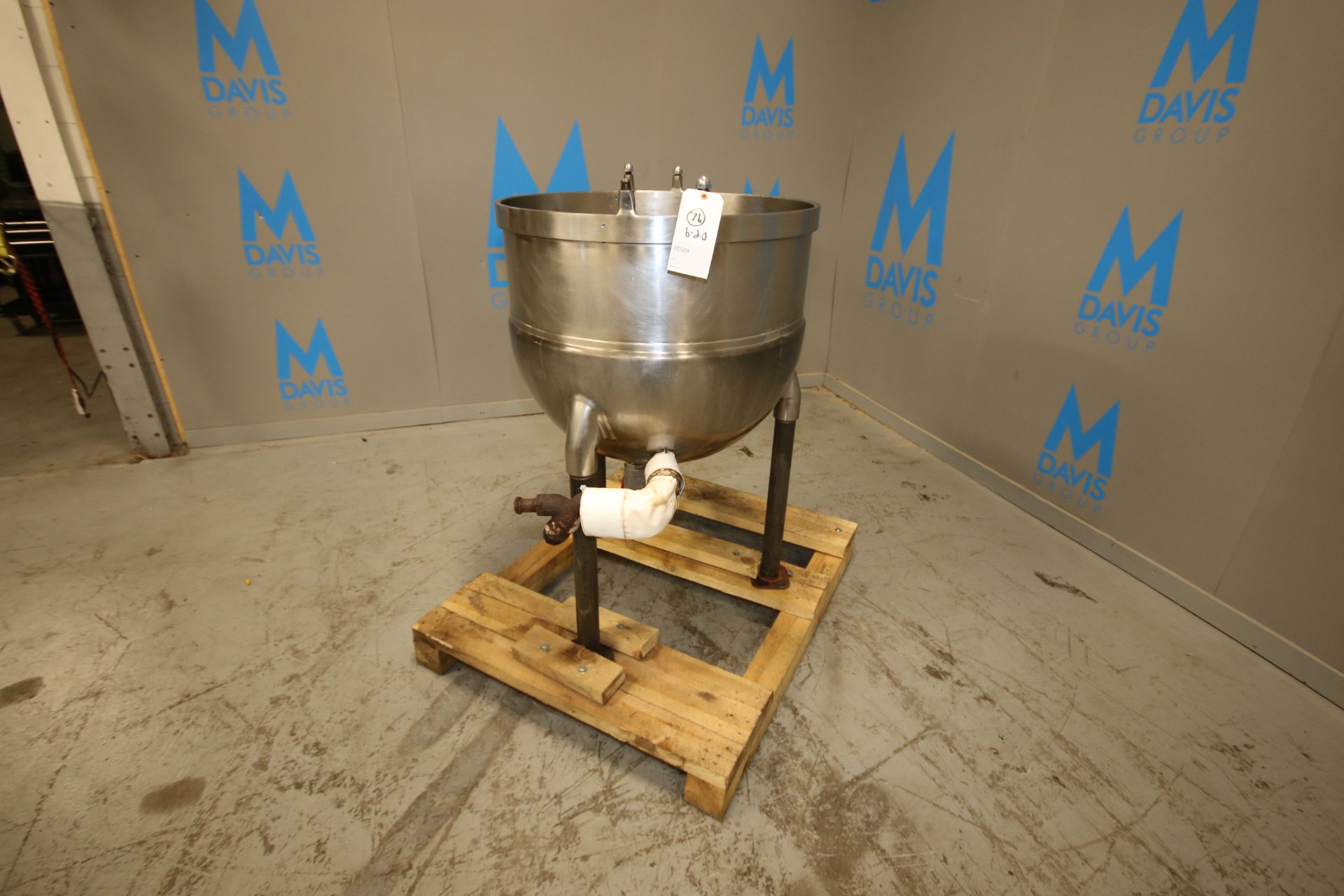 Groen 60 Gal. S/S Kettle, M/N TA 60, S/N 30549 B, Max. Allow W.P. 100 PSI, Max. Allow Temp. 650 F, - Image 2 of 8