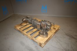 Ampco 3 hp S/S Positive Displacement Pump, M/N ZP1+030-S0, S/N 1934541-5-2, with Baldor 1750 RPM S/S