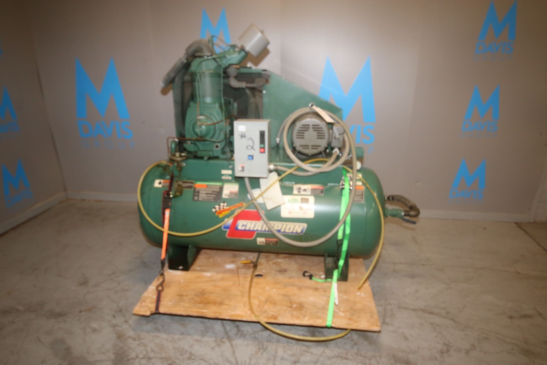Champion 15 hp Reciprocating Air Compressor, M/N HEA15-12, S/N R40A 9048, Mounted on 120 Gal.
