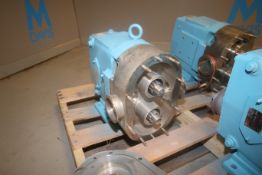 WCB Positivie Displacement Pump Head, Size 130, S/N 1108531, with Aprox. 3" S/S Clamp Type Inlet/