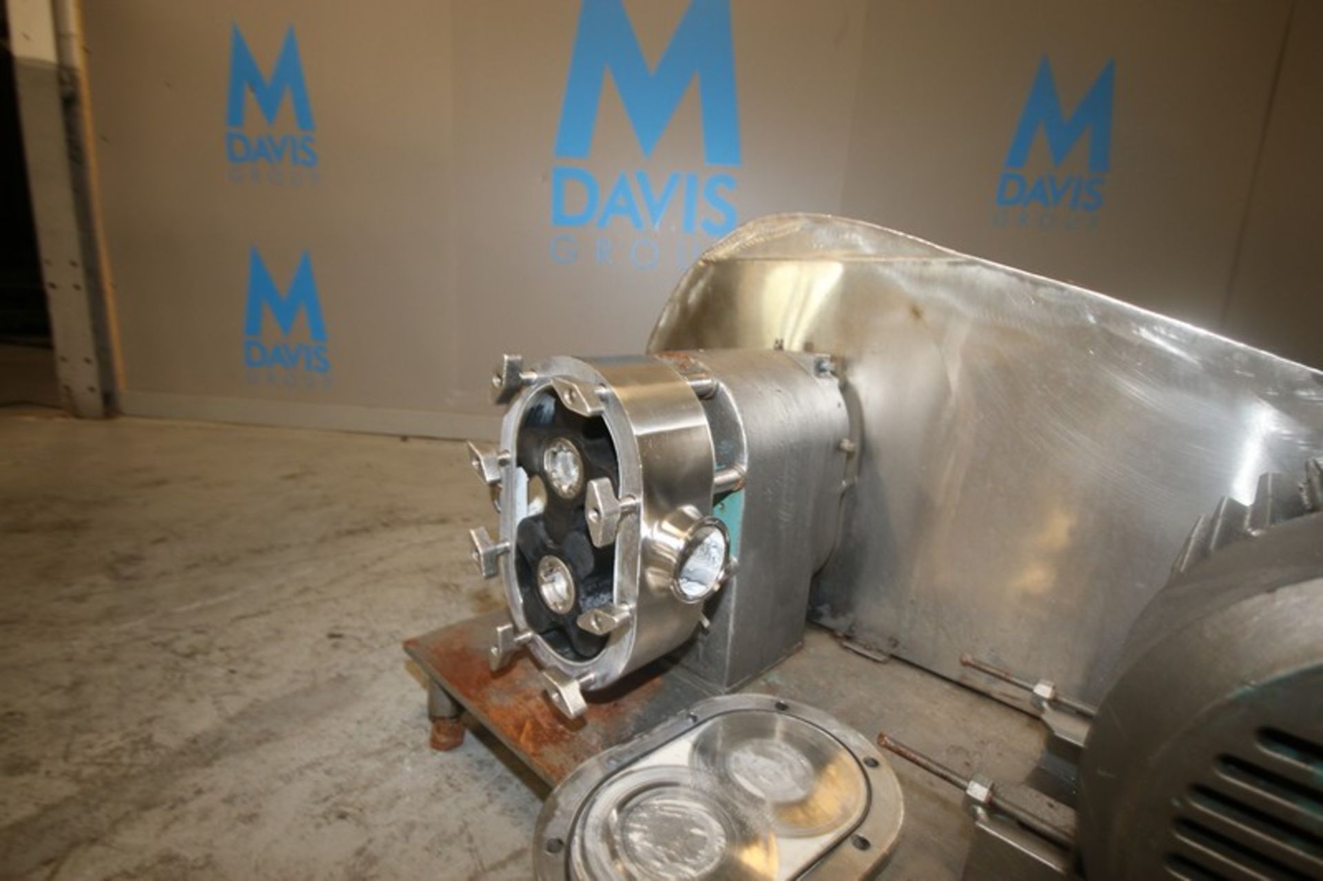 Tri-Clover 5 hp Positive Displacement Pump, with Aprox. 2-1/2" Clamp Type Inlet/Outlet, with - Image 4 of 10