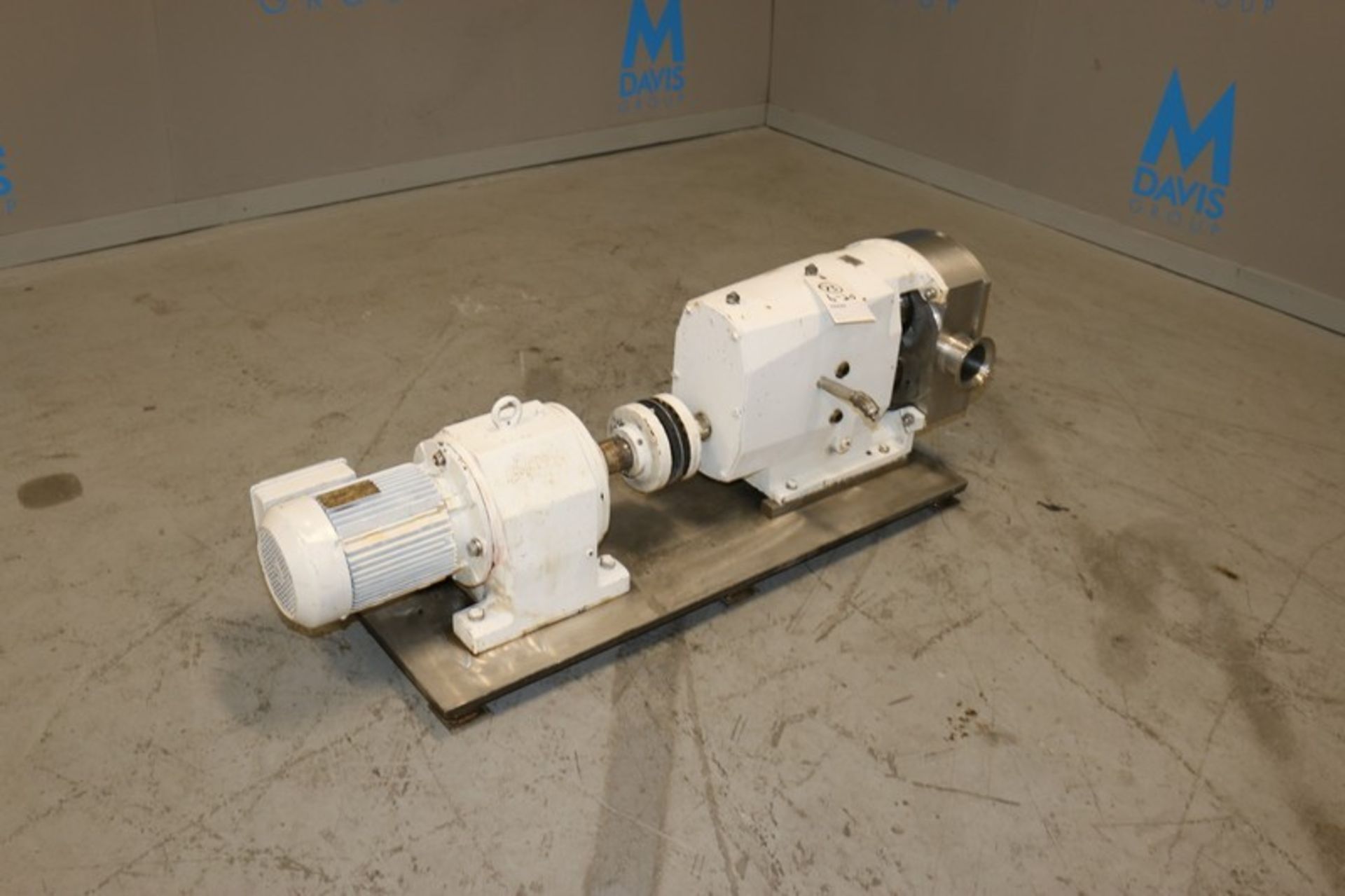 Tri-Clover 5 hp Positive Displacement Pump, M/N TSR6NLD-40MDUC-LAO, S/N 289020-01, with Aprox. 3" - Image 2 of 8