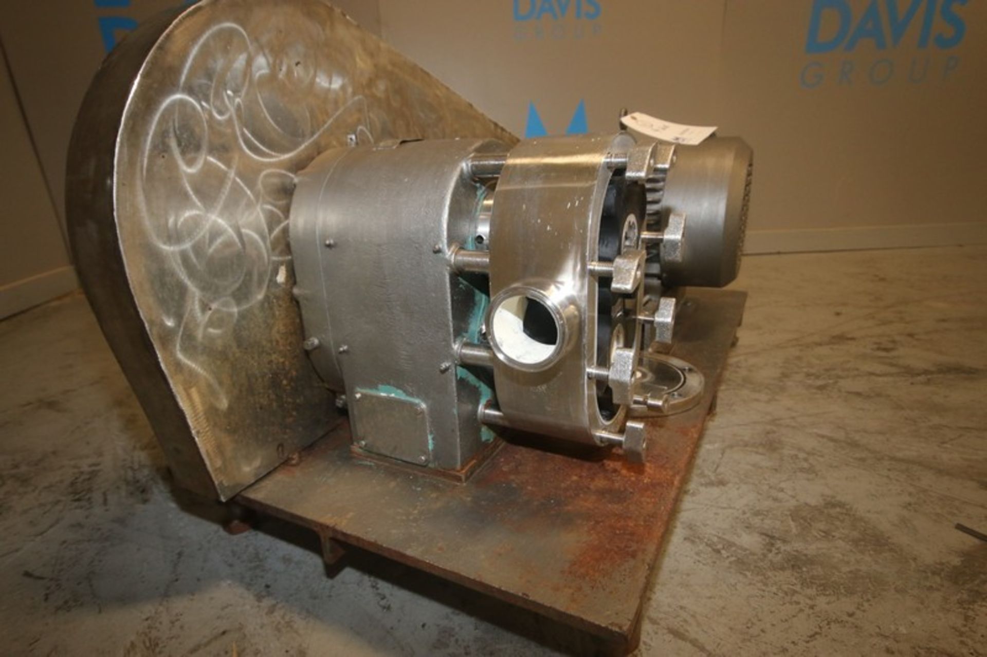 Tri-Clover 5 hp Positive Displacement Pump, M/N PR1125-21/2/2MUC4-WT-S, S/N 130361-01, with Aprox. - Image 5 of 11