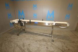 Laughlin Straight Section of S/S Conveyor,with Aprox. 10" W Plastic Belt, with Vacon X Series