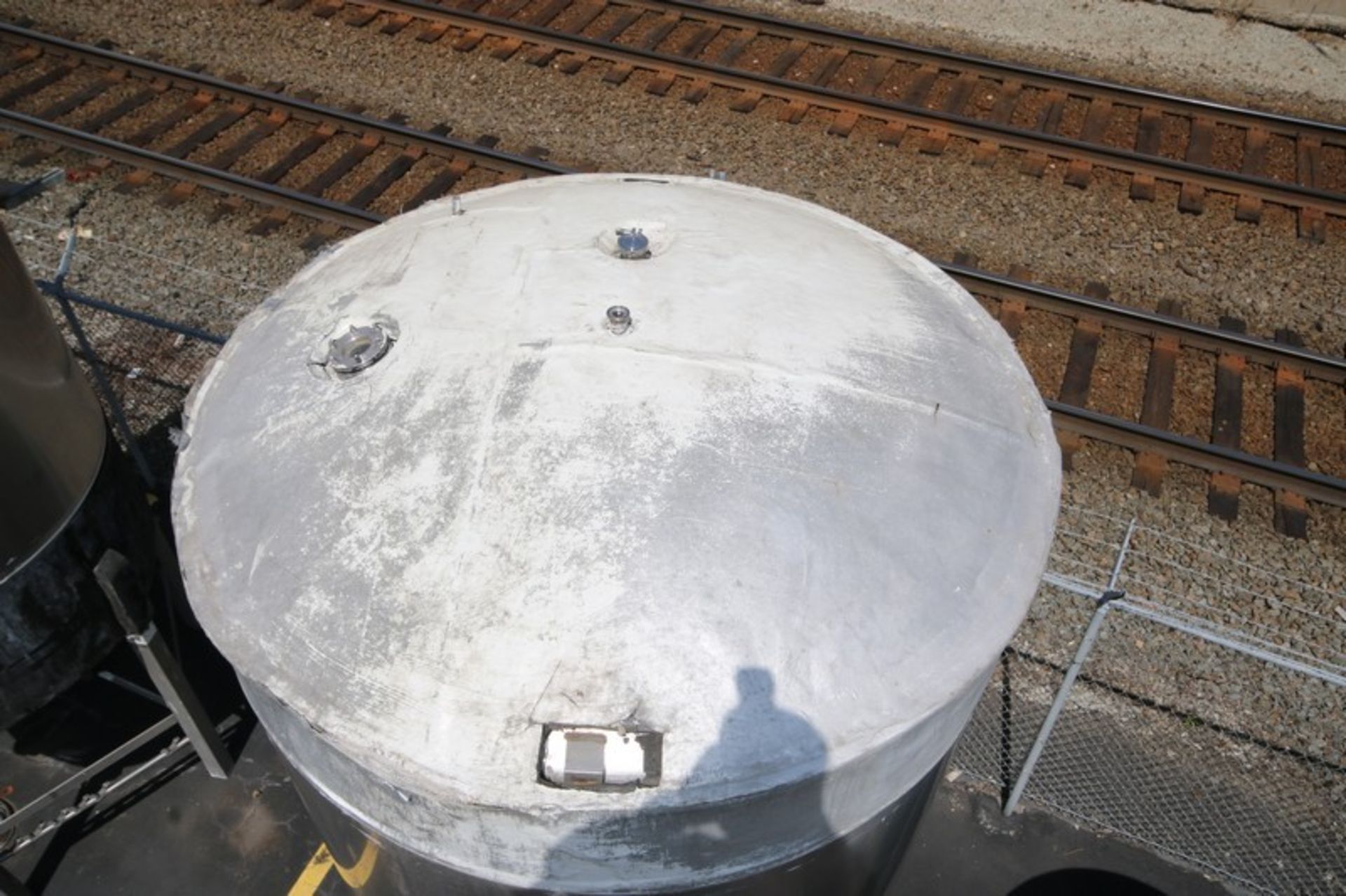 2,000 Gal. Jacketed S/S Fermentation Tank, with Side Mount Man Door, Dome Top Cone Bottom, with 2" - Image 3 of 17