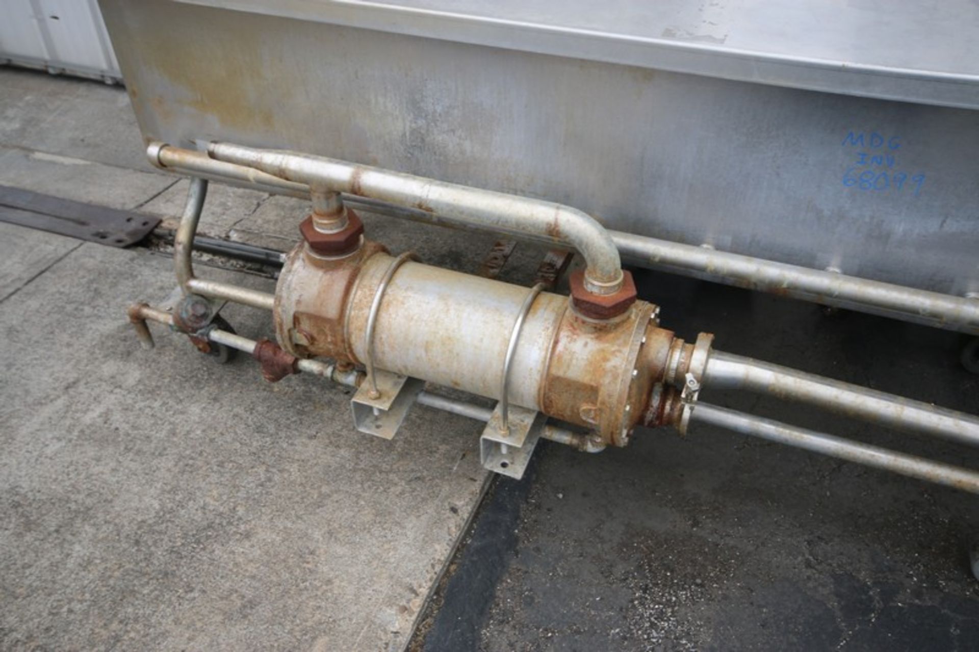 S/S Jet Spray COP Traugh, with On Board Heat Exchanger, Overall Dims.: Aprox. 80" L x 38" W x 37" - Image 3 of 6