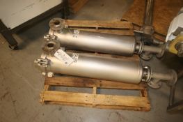 S/S In-Line Basket Filters,Aprox. 34" L x 10" Dia. (IN#71001)(LOCATED AT MDG AUCTION SHOWROOM--PGH.,