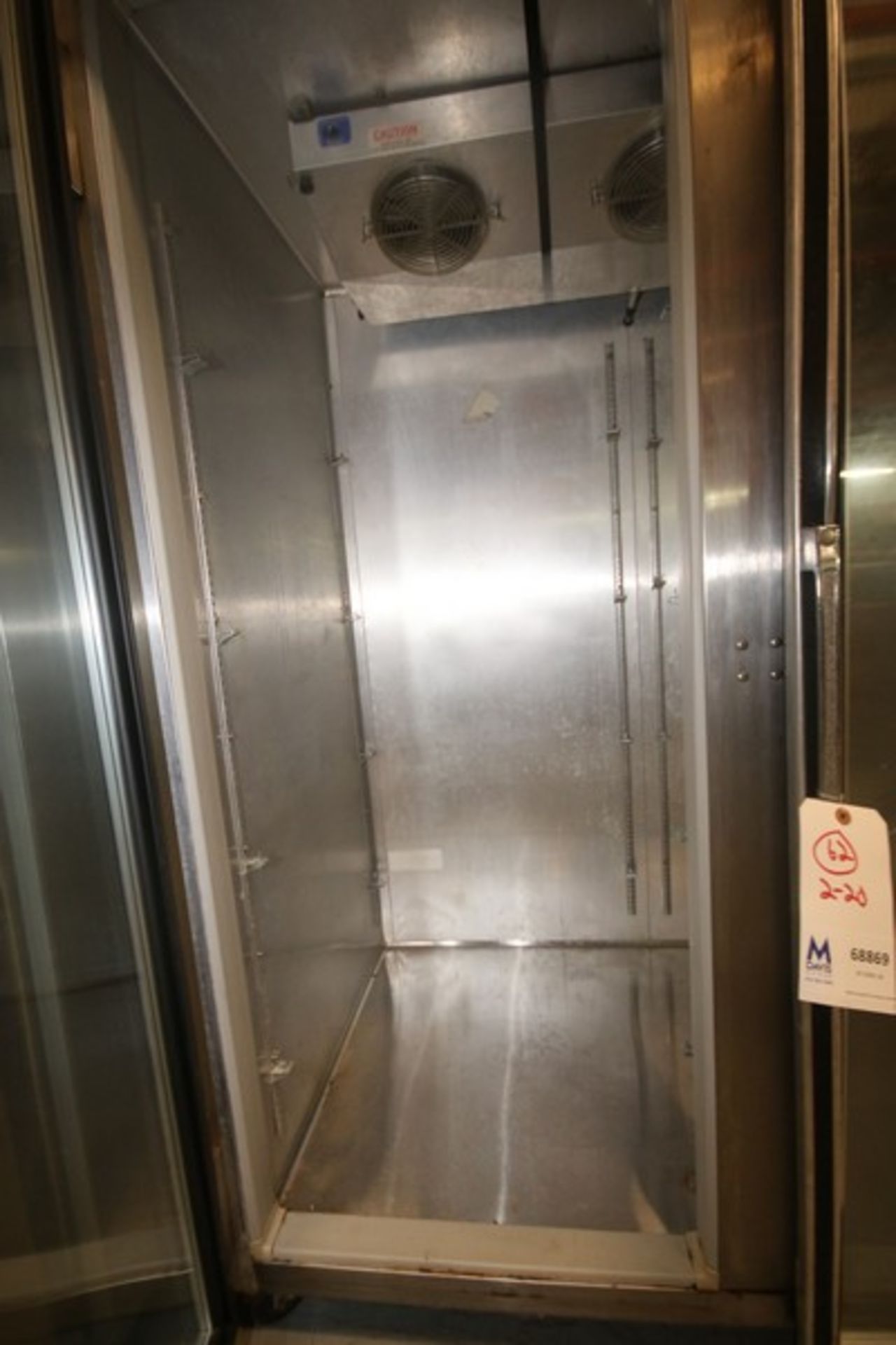 Polar Guest/Glenco Star S/S Refrigerator,M/N PQ-2RGD, S/N NN-424997, with Dual Glass Hinge Doors, - Image 3 of 11