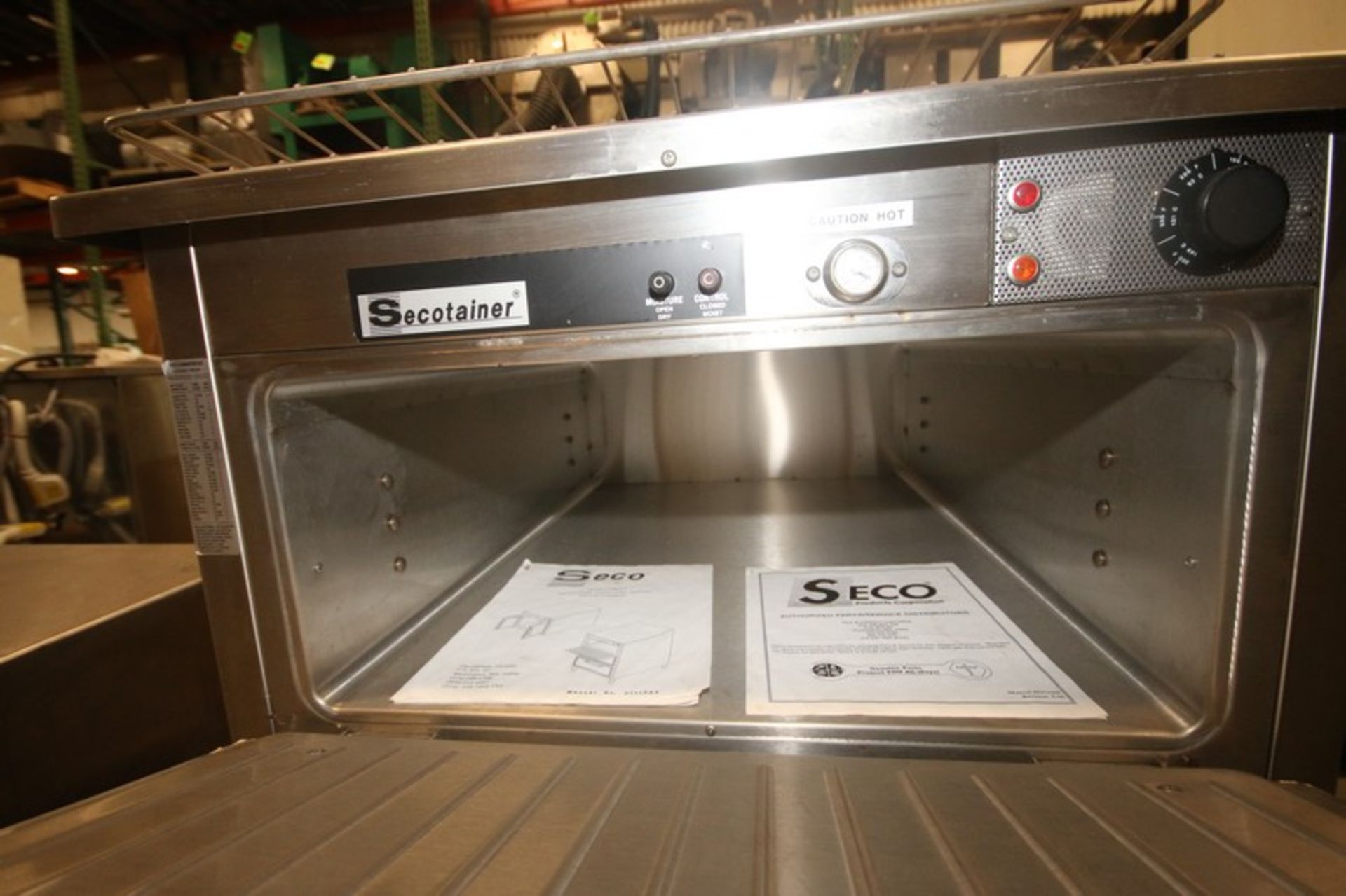 Secotainer 2-Door S/S Oven,M/N S-1101, S/N S-837, with Top & Bottom Oven Compartment, 208 Volts, 3 - Image 8 of 10