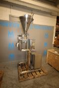 Spee-Dee S/S Volumetric Filler,M/N CBS-234, S/N 5889, with S/S Infeed Funnel, with S/S Control Panel