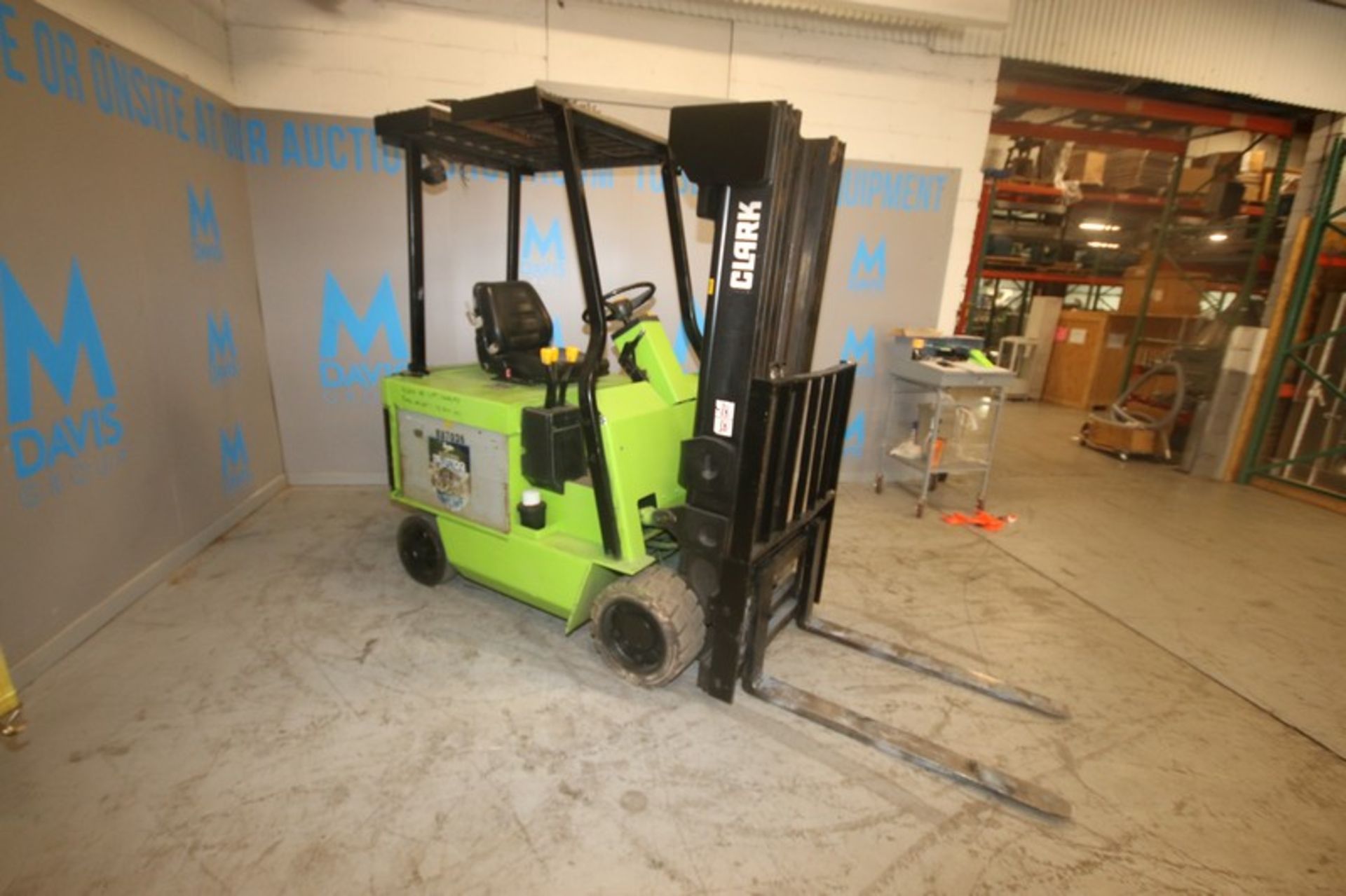 Clark 4,150 lbs. Electric Sit-Down Forklift, - Image 2 of 12