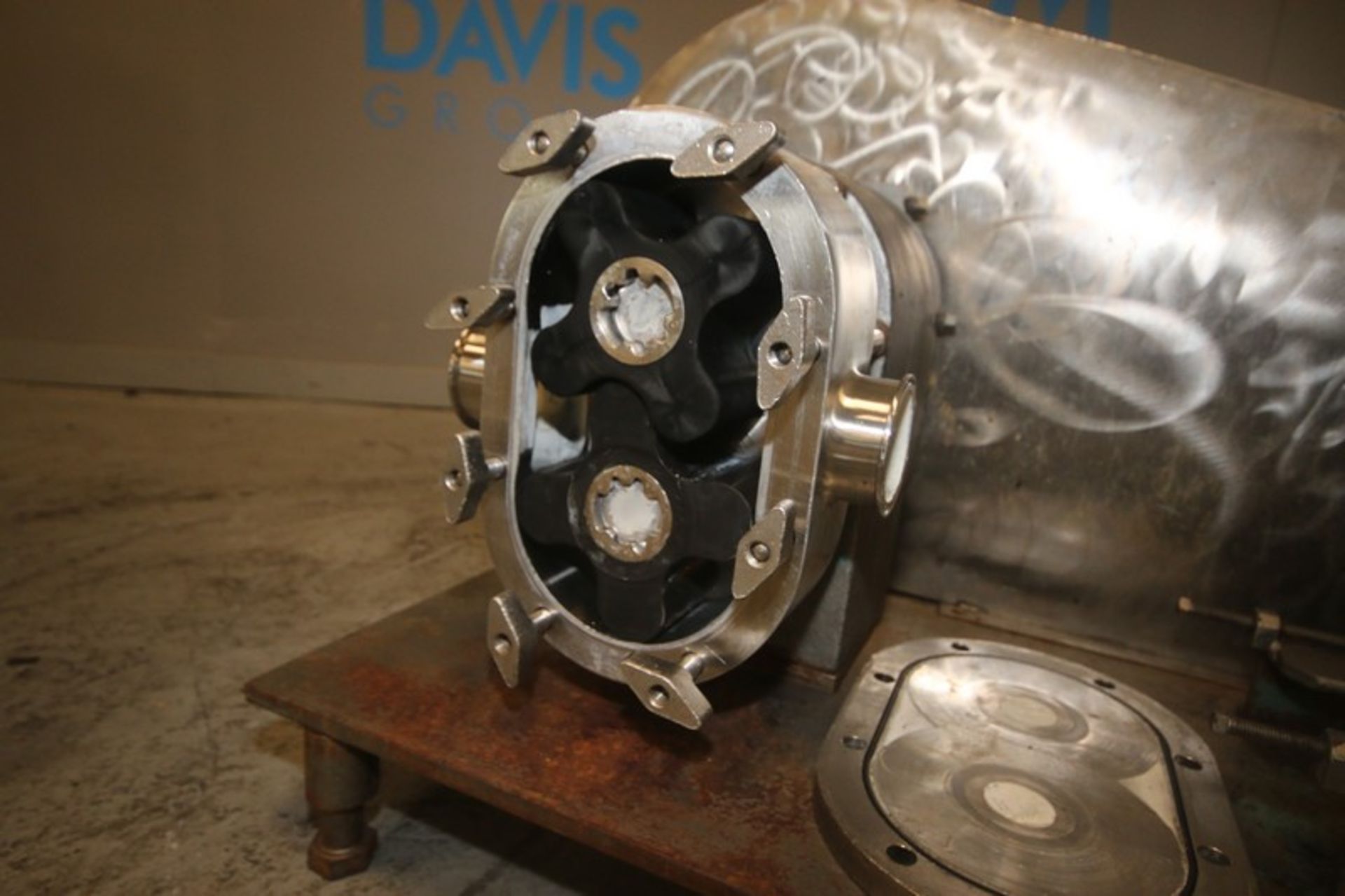 Tri-Clover 5 hp Positive Displacement Pump, M/N PR1125-21/2/2MUC4-WT-S, S/N 130361-01, with Aprox. - Image 7 of 11