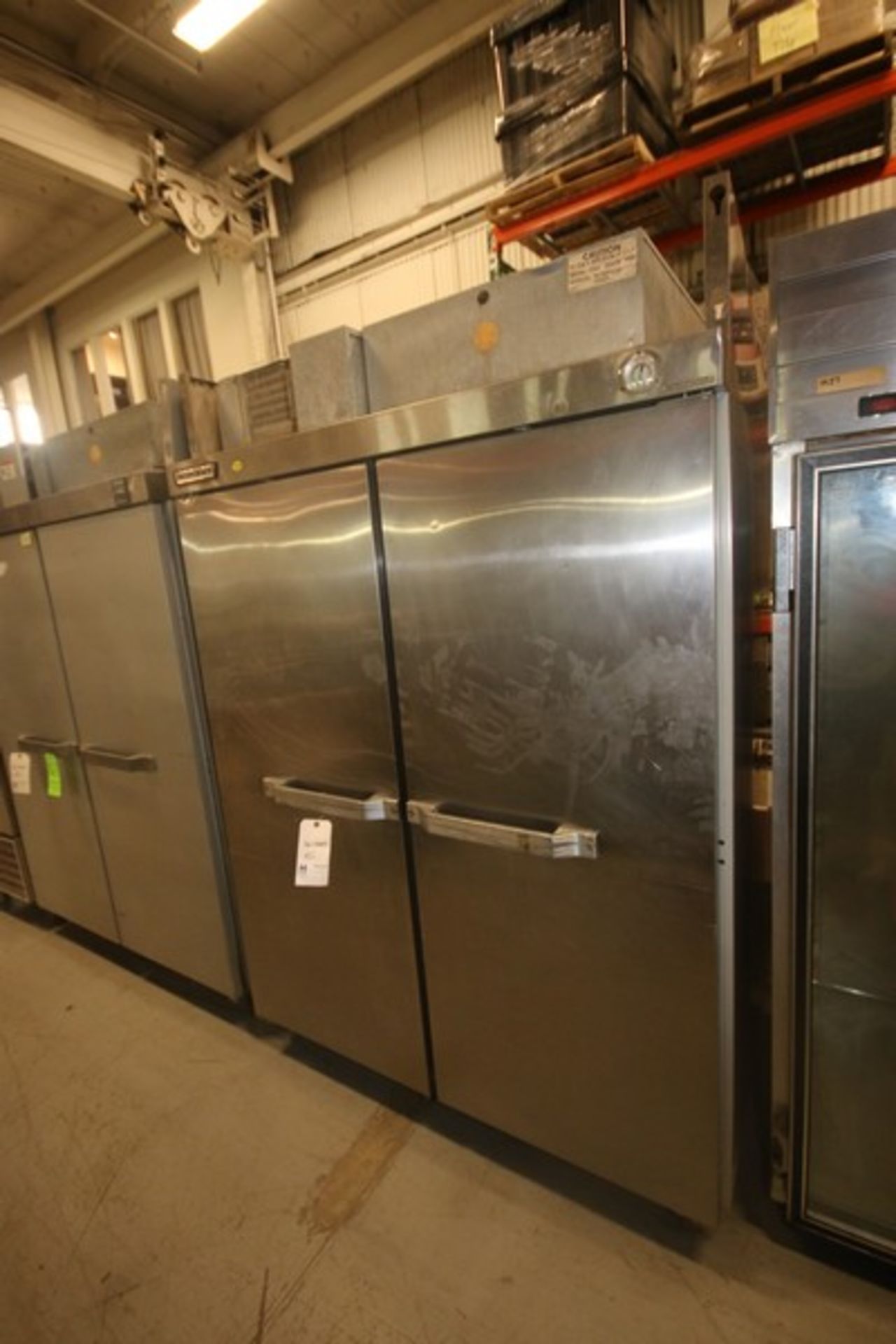 Hobart S/S Double Door Refrigerator,Overall Dims.: Aprox. 54" L x 54" W x 82" H, Mounted on Portable - Image 2 of 7