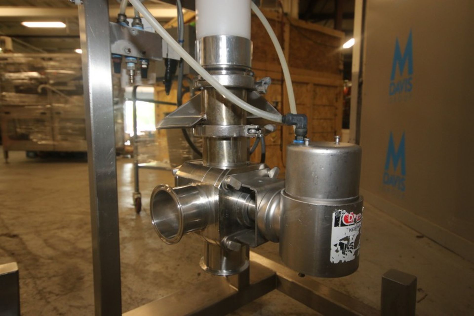 Safeline 3" Flow-Thru inline metal detector,110-240 volts, with bottom mount 3" air operated Koltek - Image 5 of 11