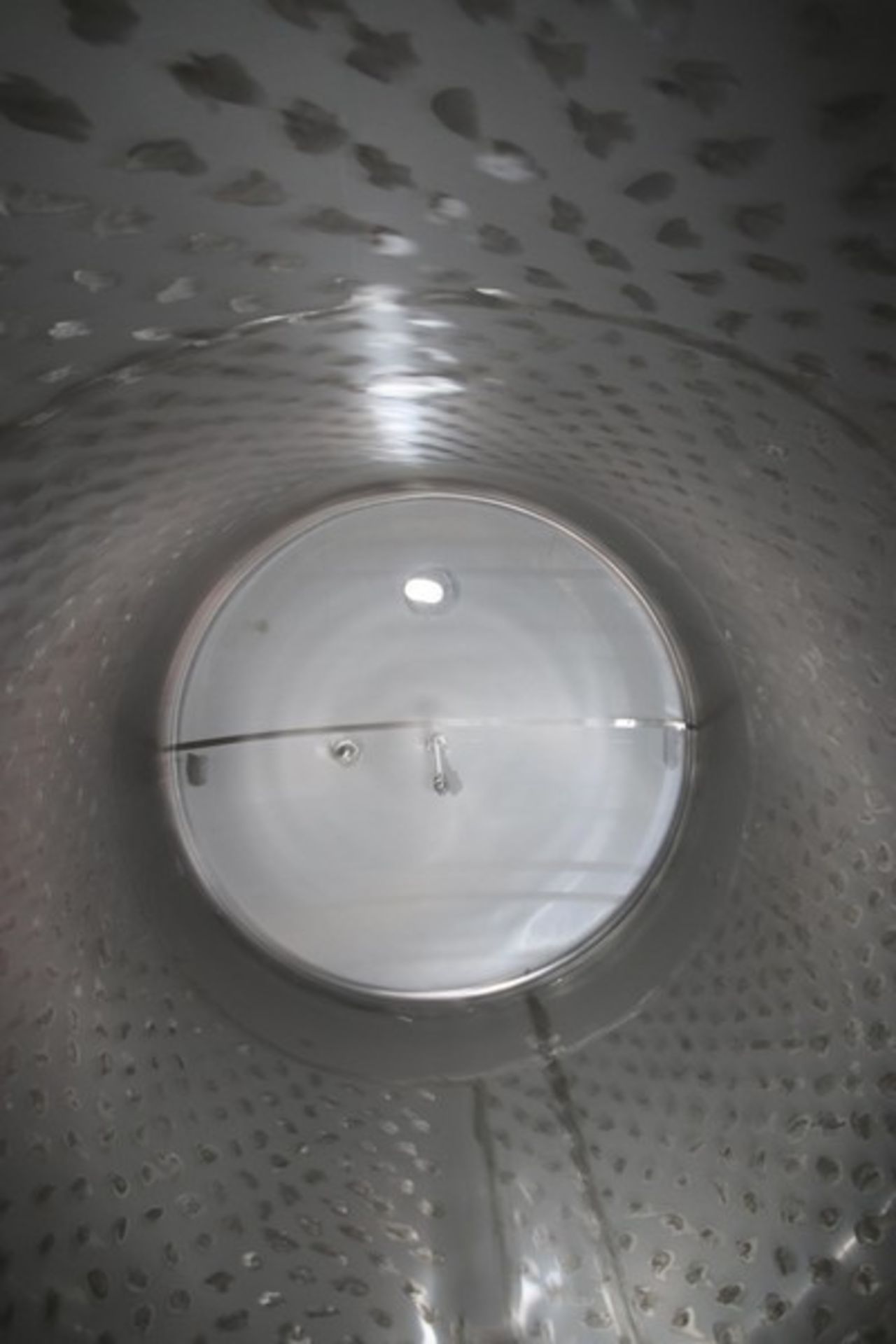 2,000 Gal. Jacketed S/S Fermentation Tank, with Side Mount Man Door, Dome Top Cone Bottom, with 2" - Image 10 of 17