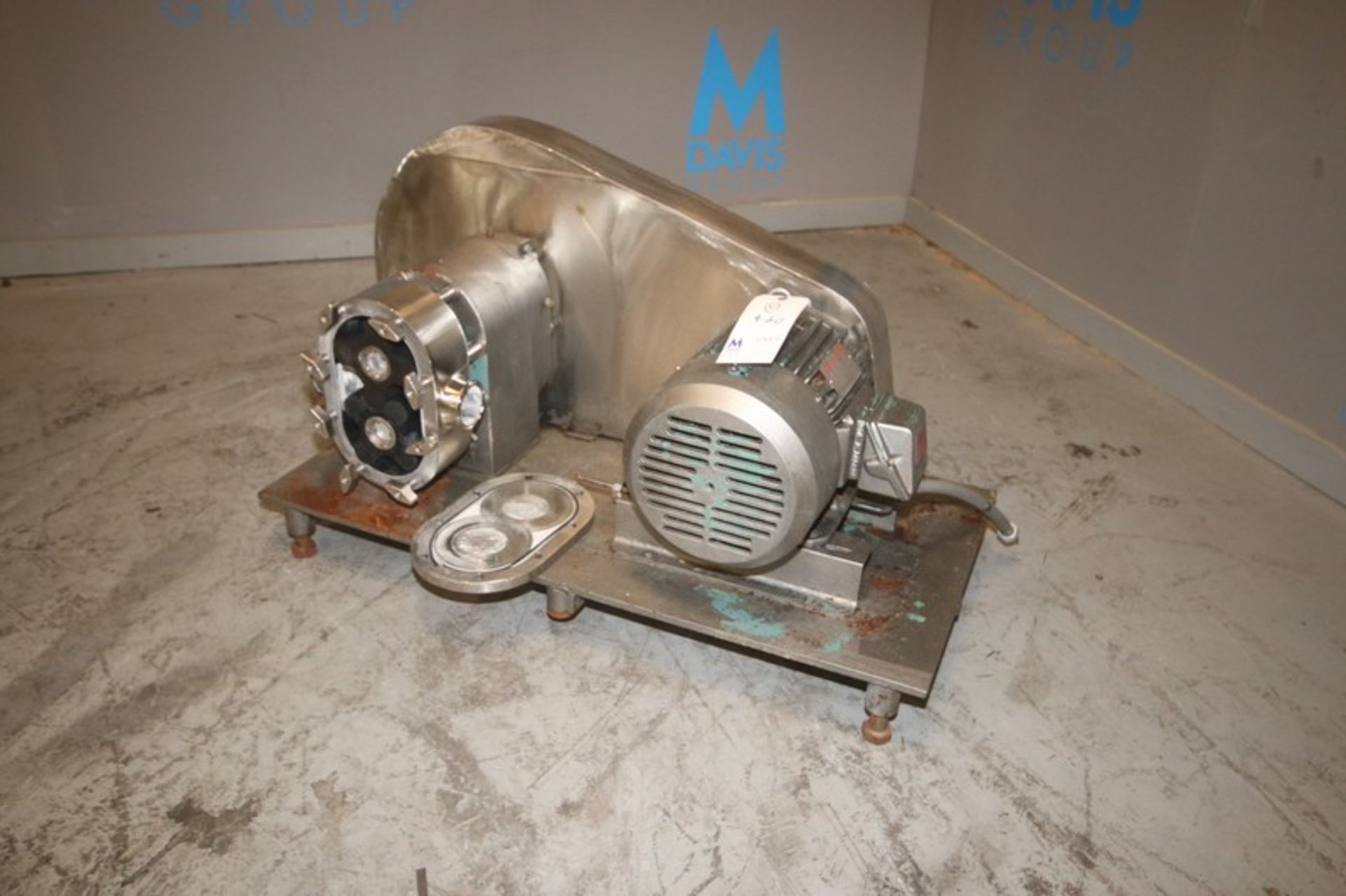 Tri-Clover 5 hp Positive Displacement Pump, with Aprox. 2-1/2" Clamp Type Inlet/Outlet, with - Image 2 of 10