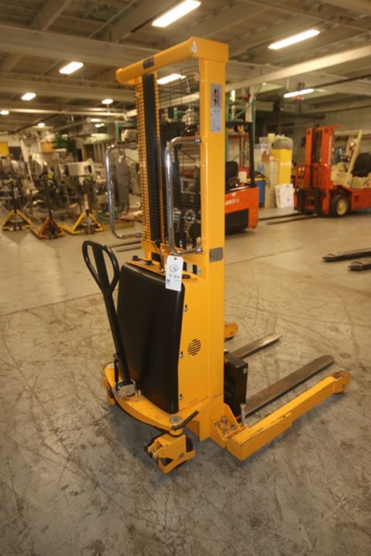 Uline 2,200 lb. Walk-Behind Forklift, - Image 3 of 6