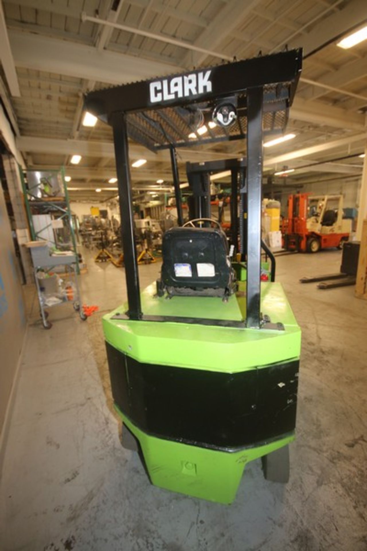 Clark 4,150 lbs. Electric Sit-Down Forklift, - Image 6 of 12