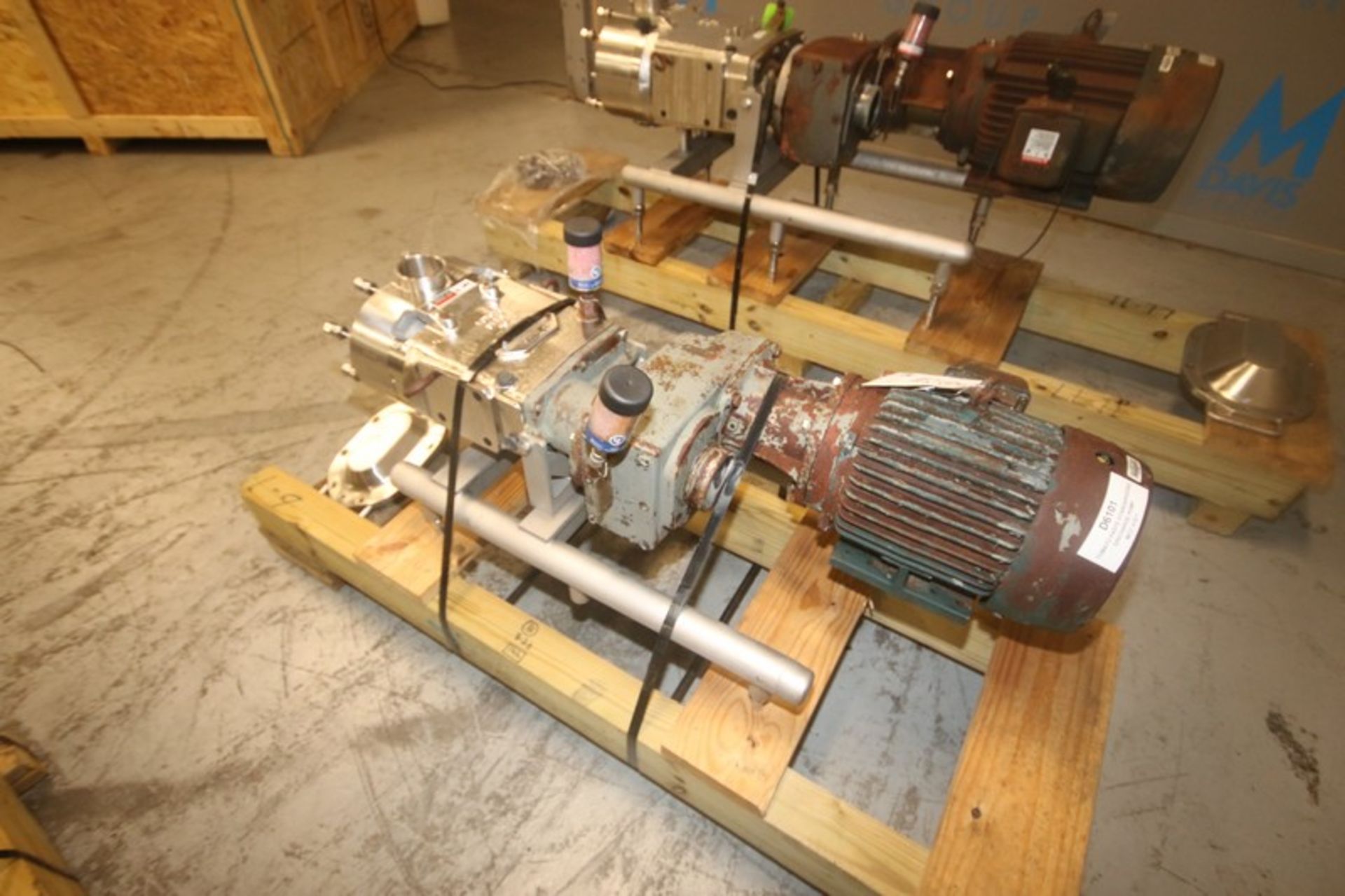 Waukesha Cherry Burrell 10 hp Positive Displacement Pump, M/N 130U2, S/N 439532 03, with Toshiba - Image 4 of 7