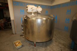 Cherry-Burrell 500 Gal. S/S Processor, M/N ECT, S/N 500-58-105, with Jacket & Dish Bottom, with S/