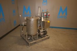 Aprox. 25 Gal. S/S Balance System, with Aprox. 25 Gal. S/S Single Wall Holding Tank, with