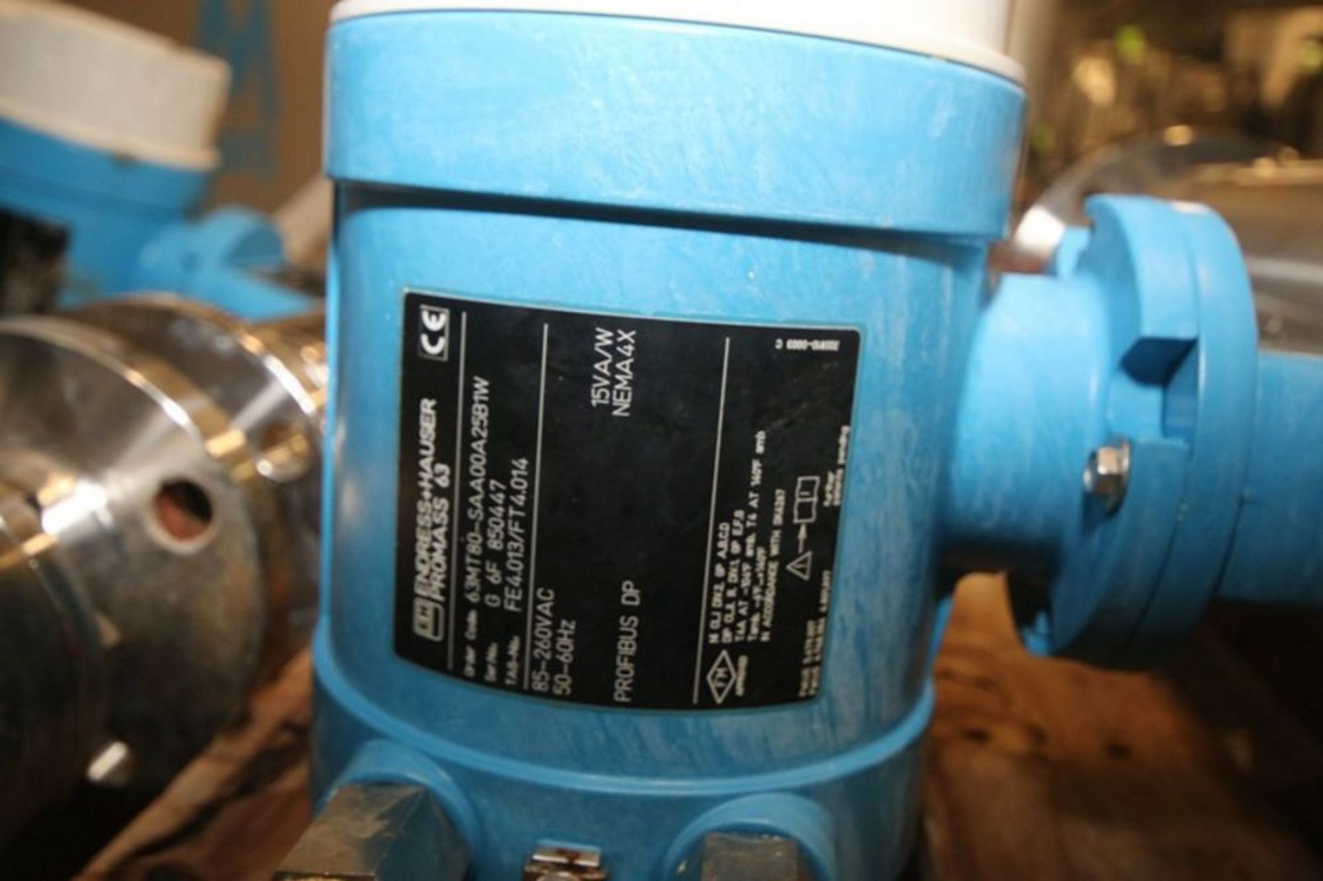 Endress+Hauser S/S Flow Meter, Order Code: 63MT80-SAA00A25B1W, S/N G 6F 850447, with 3" Bolt Type - Image 5 of 7
