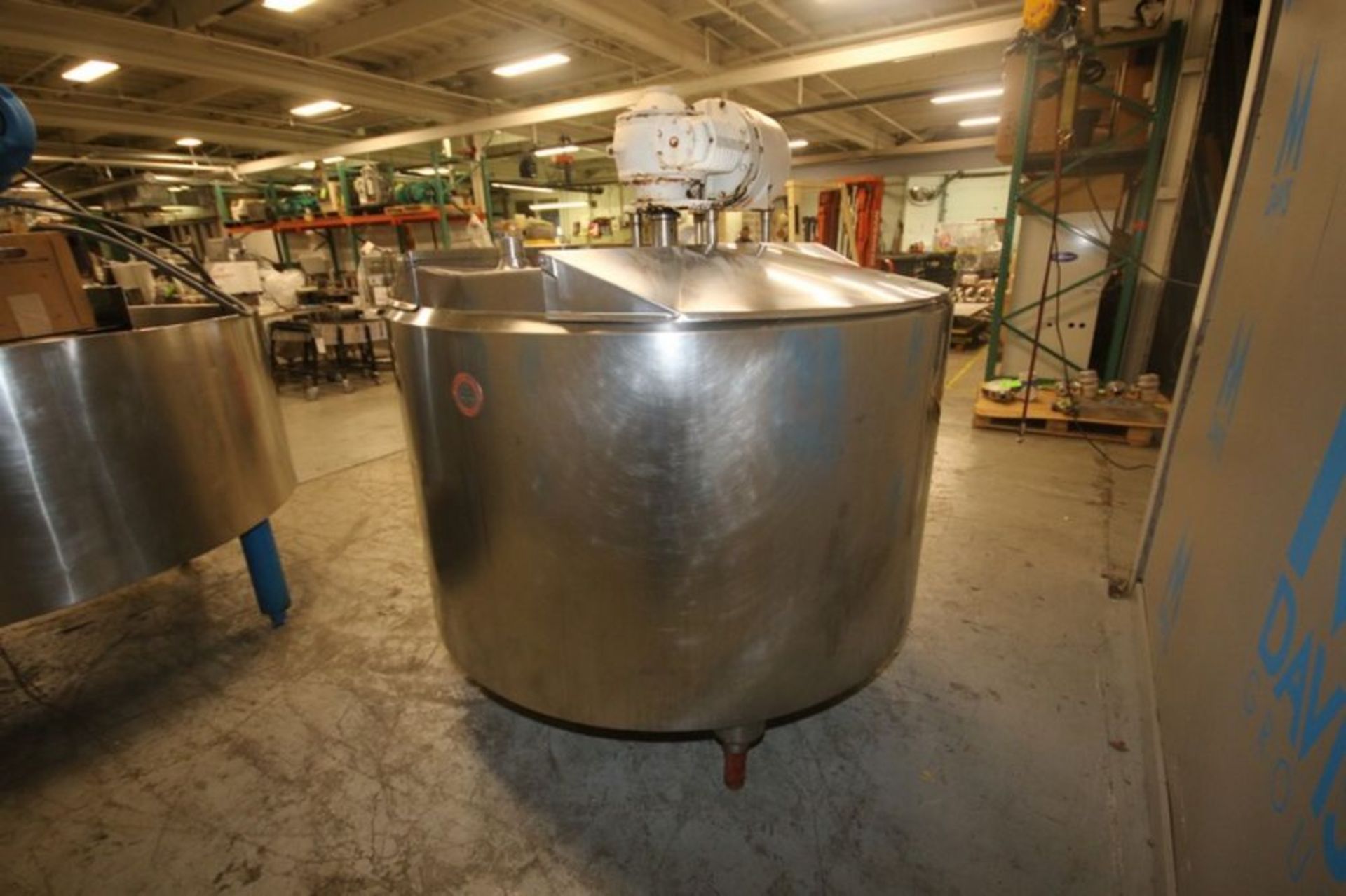 Cherry-Burrell 500 Gal. S/S Processor, M/N ECT, S/N 500-58-105, with Jacket & Dish Bottom, with S/ - Image 3 of 18