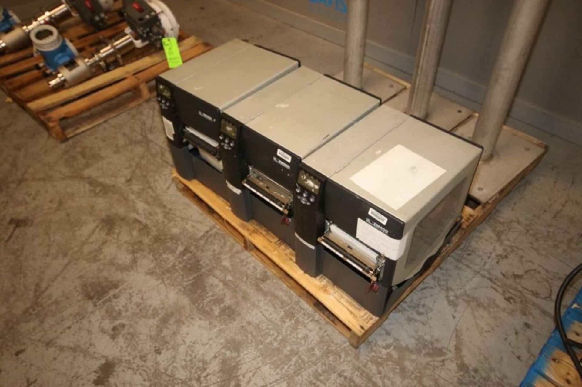 Zebra Printers, M/N ZM600, with (3) S/S Stands Aprox. 50" H(IN#71029)(LOCATED AT MDG AUCTION - Image 6 of 8