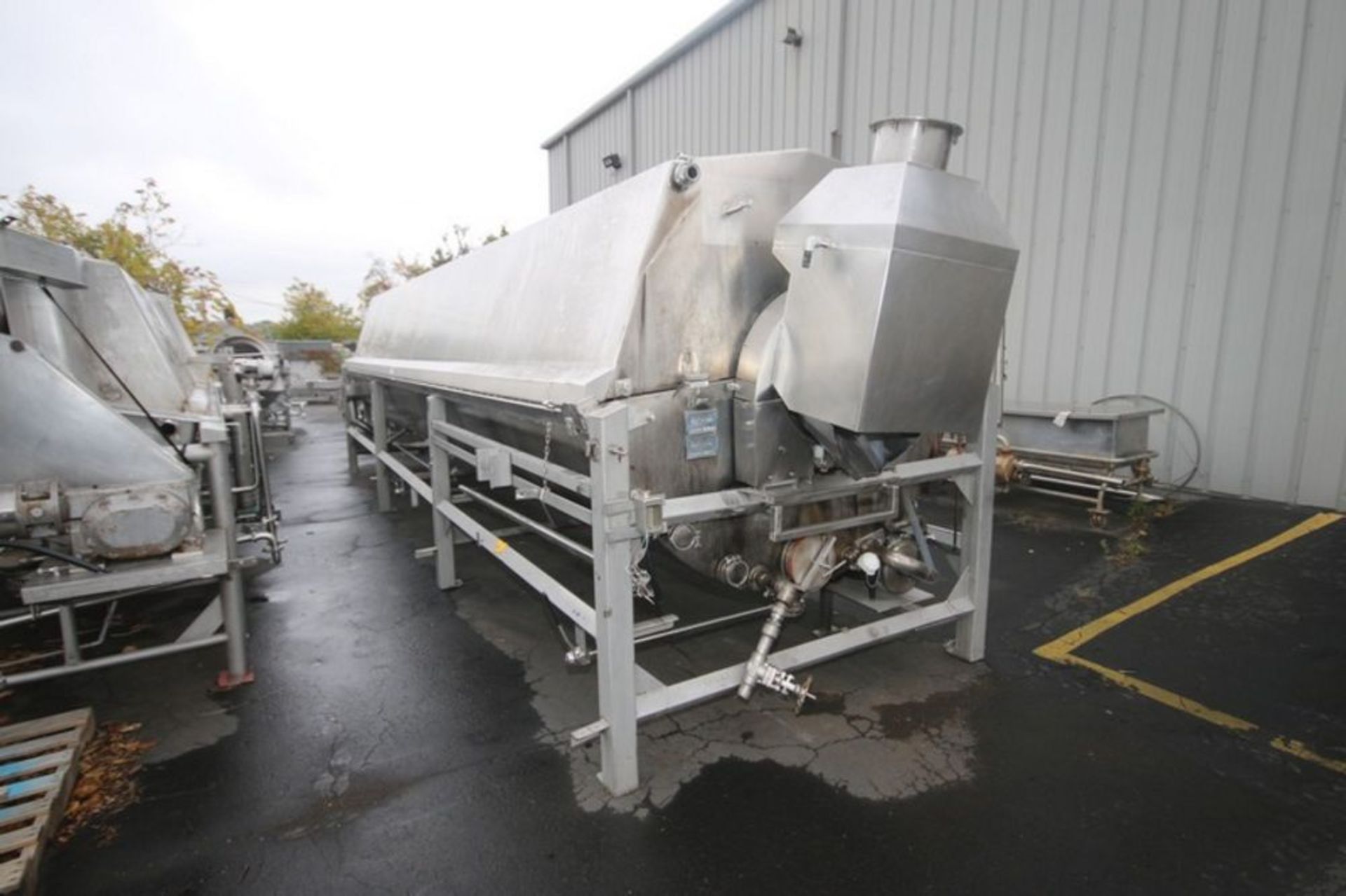 Lyco Rotary S/S Blancher, Model 8600, S/N 24 FT Blancher, B0991A1911-24 S, Description: RDB24UTHFT-