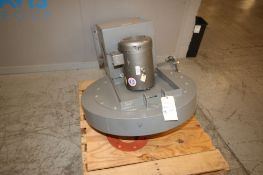 Cincinnati Fan 15 hp Blower, M/N HP-6-E24, S/N 9516233, 208-230/460 Volts, 3450 RPM, (INV#66861)(