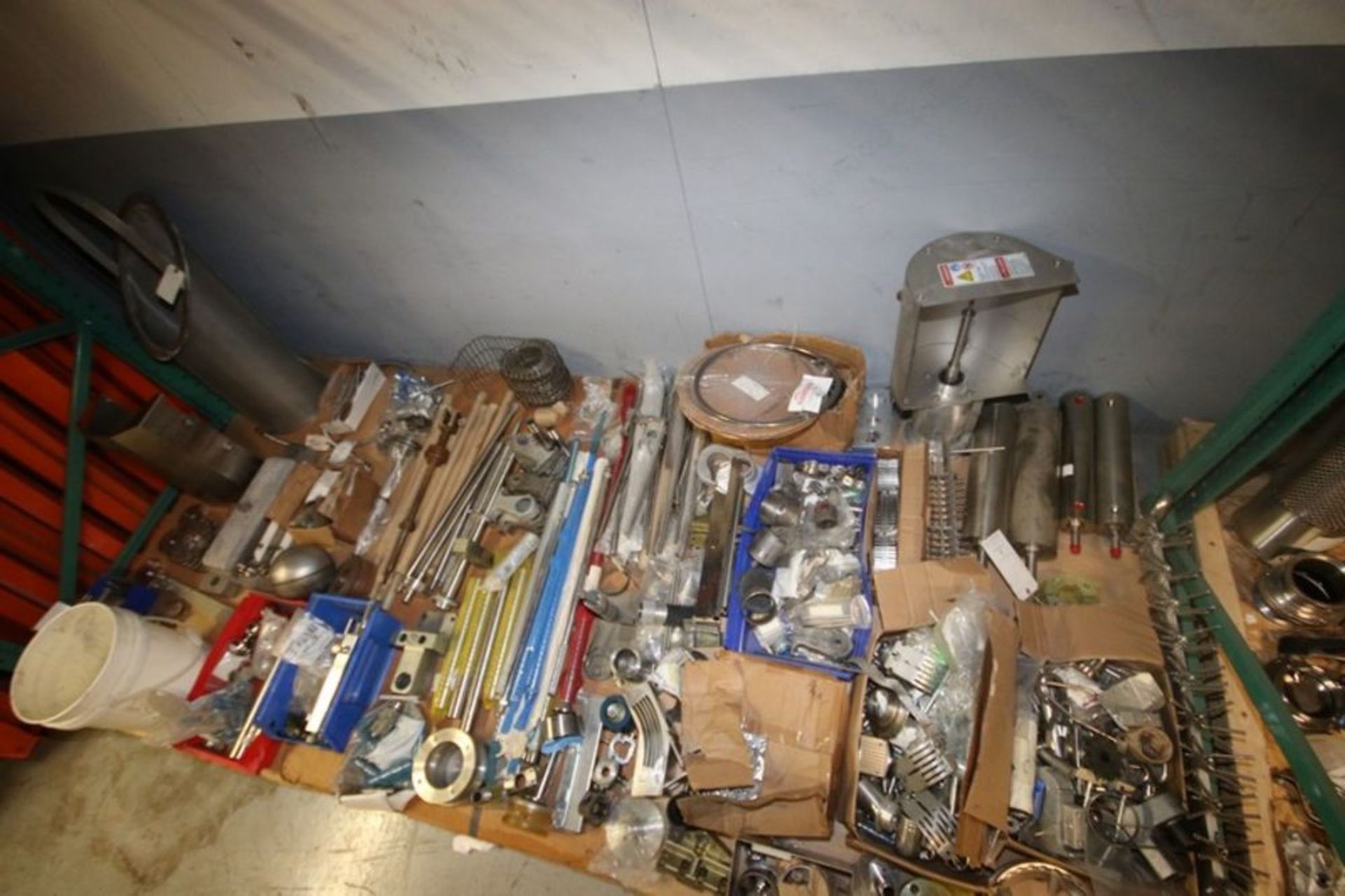 Lot of Assorted S/S Parts & Fittings, Includes S/S Drive Shafts, S/S Fittings, S/S Sprockets, S/S - Image 8 of 9