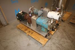 Tri-Clover 10 hp Positive Displacement Pump, M/N TCIP5NLD-25MFY415H-A0-DM3A, S/N 541517-01, Aprox.