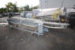 Straight Section of Accumulation Conveyor, with (3) Belts, Overall Dims.: Aprox. 14' L x 33" W x 36"