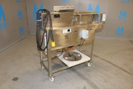 S/S Shredder, with Aprox. 18-1/2" Dia. S/S Blade, Mounted on S/S Portable Frame (NOTE: May be