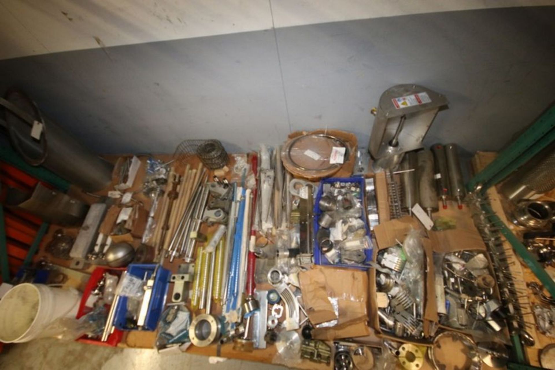 Lot of Assorted S/S Parts & Fittings, Includes S/S Drive Shafts, S/S Fittings, S/S Sprockets, S/S - Image 9 of 9