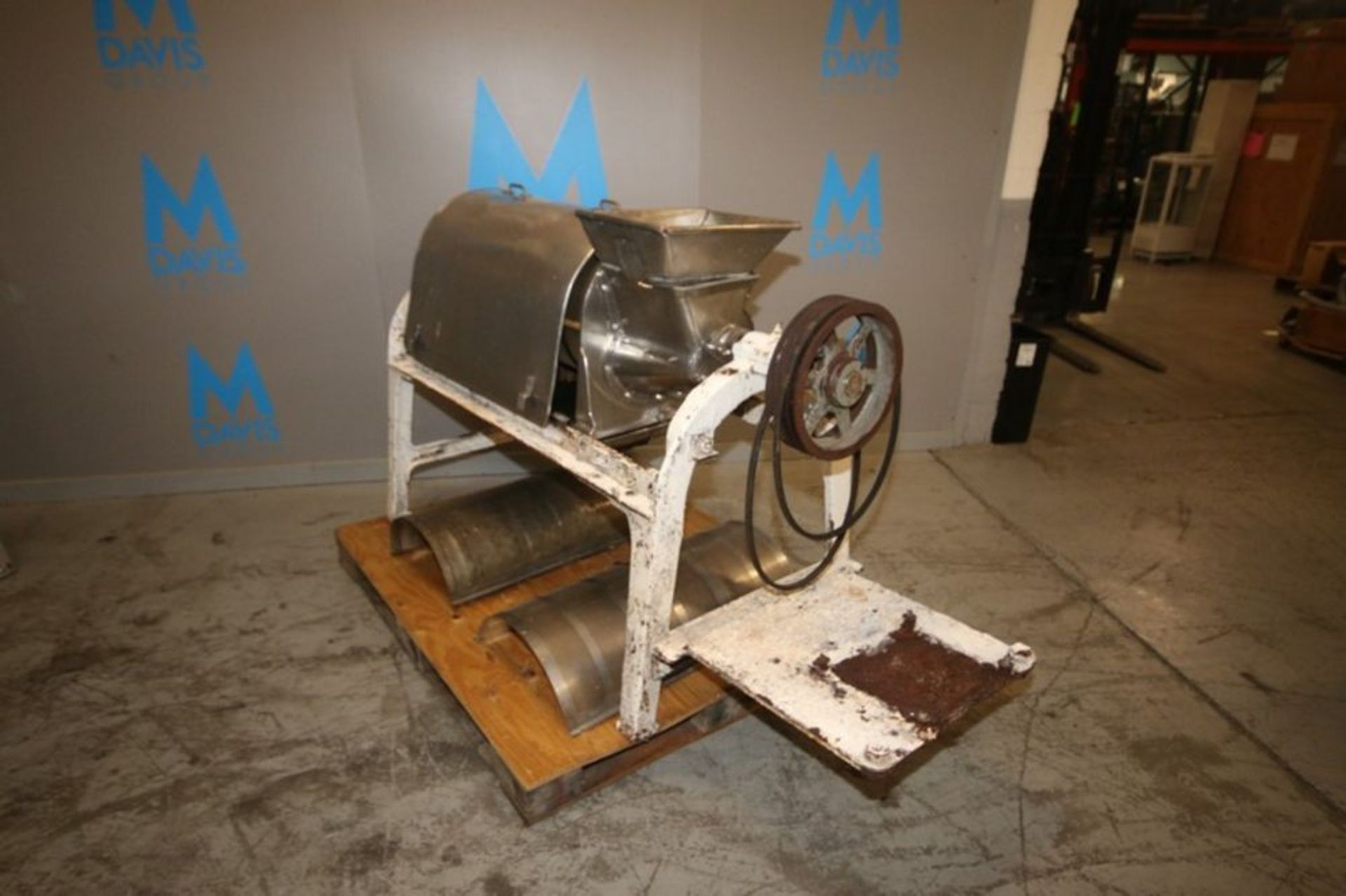S/S Centrifugal Swifter, Aprox. 16" Dia. Swifting Compartment, with S/S Guards, Mounted on Frame ( - Image 2 of 8