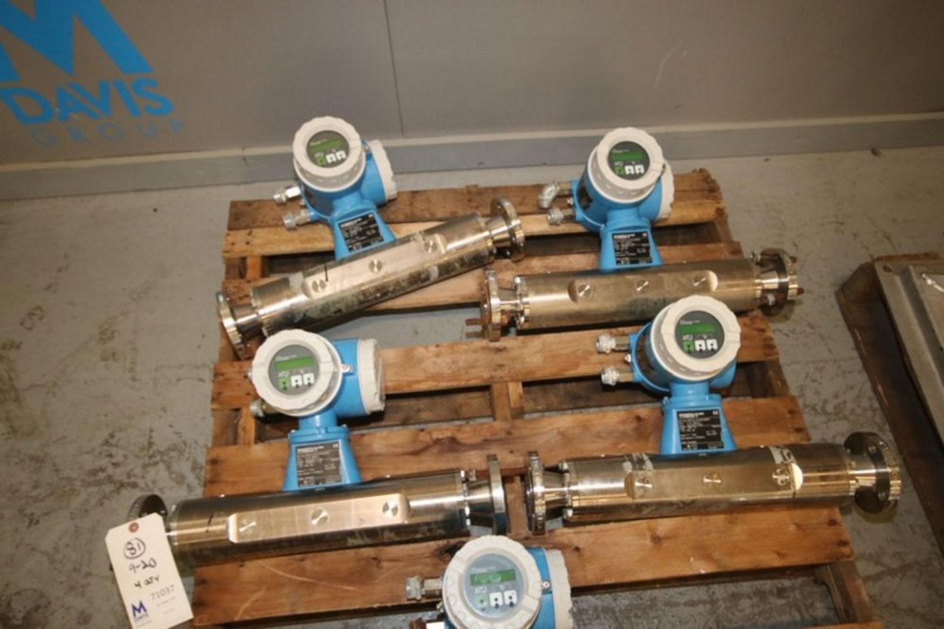 Endress+Hauser PROMASS S/S Flow Meters, Order Code: 63MT80-SAA00A25B1W, with 3" S/S Bolt Type