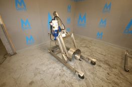 Morse S/S Hydraulic Barrel Lift, M/N 400S84, S/N 1292, Capacity Full: 150 lbs., with Baldor 1 hp