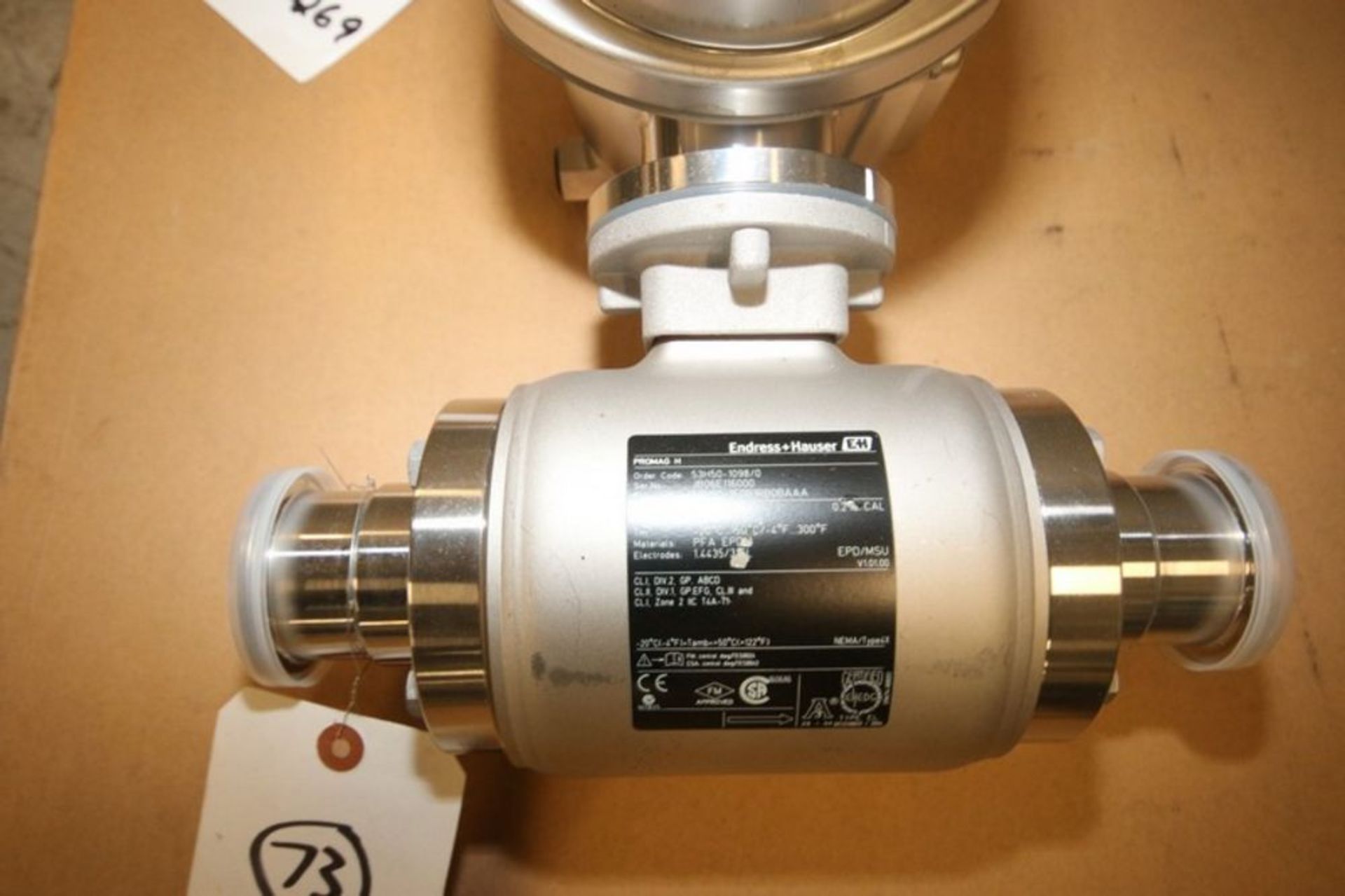 Endress+Hauser S/S Flow Meters, Order Code: 53H50-1098/0 & 53H-1FOB1RBOB2AA, S/N JB06E116000 & - Image 5 of 8