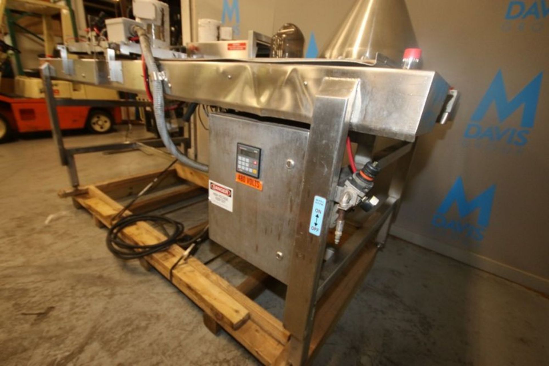 Dual Blade Garlic Slicer/Depositor, with (2) Baldor 1/2 hp Motors, 480 Volts, Mounted on S/S - Image 9 of 13