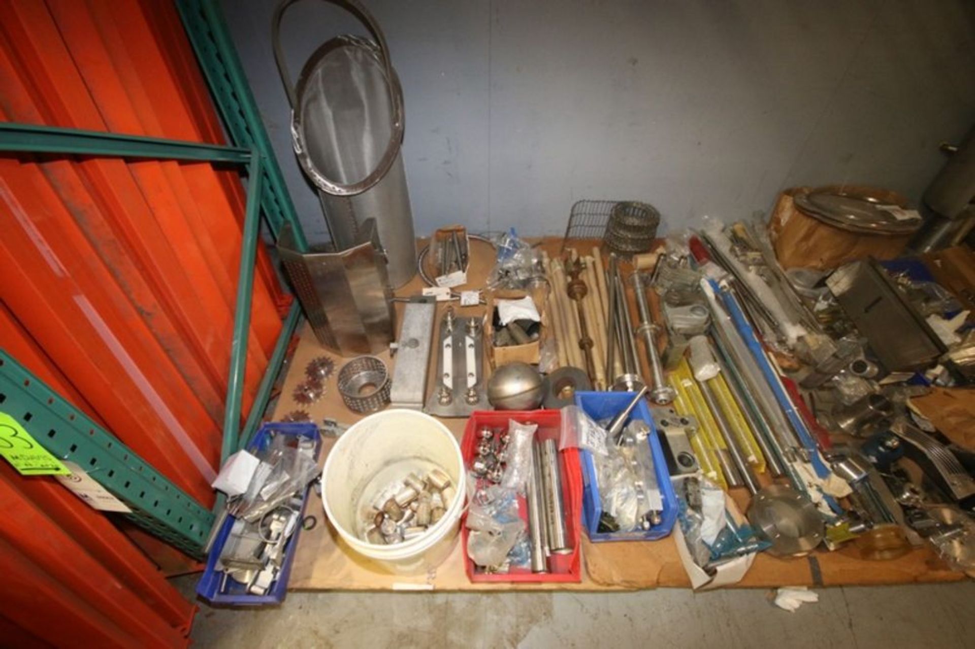 Lot of Assorted S/S Parts & Fittings, Includes S/S Drive Shafts, S/S Fittings, S/S Sprockets, S/S - Image 3 of 9