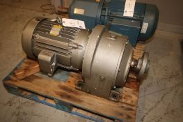 Renold 20 hp Drive, M/N 8D, S/N 3340581, Ratio 4.914, with Baldor 1760 RPM Motor, 230/460 Volts, 3