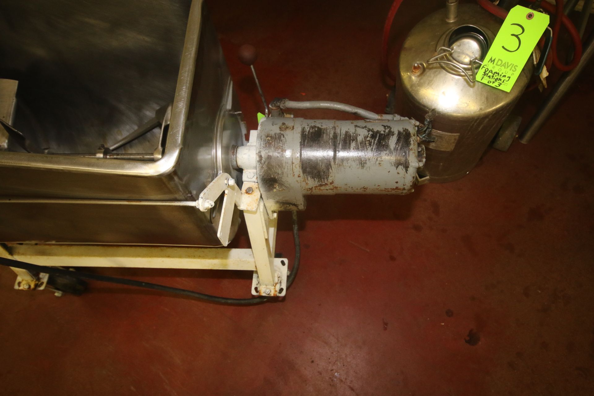 S/S Paddle Blender, Compartment Dims.: Aprox. 23-1/2" L x 16" W x 20" Deep, with Hydraulic Motor, - Image 14 of 14