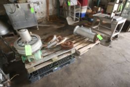 Assorted Meat Grinder Parts, with Meat Grinder Discharge (Located in Rear Garage--McKees Rocks,