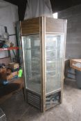 Round Display Case, Overall Dims.: Aprox. 3' Dia. x 86" H, Mounted on Wheels (NOTE: With Some Broken