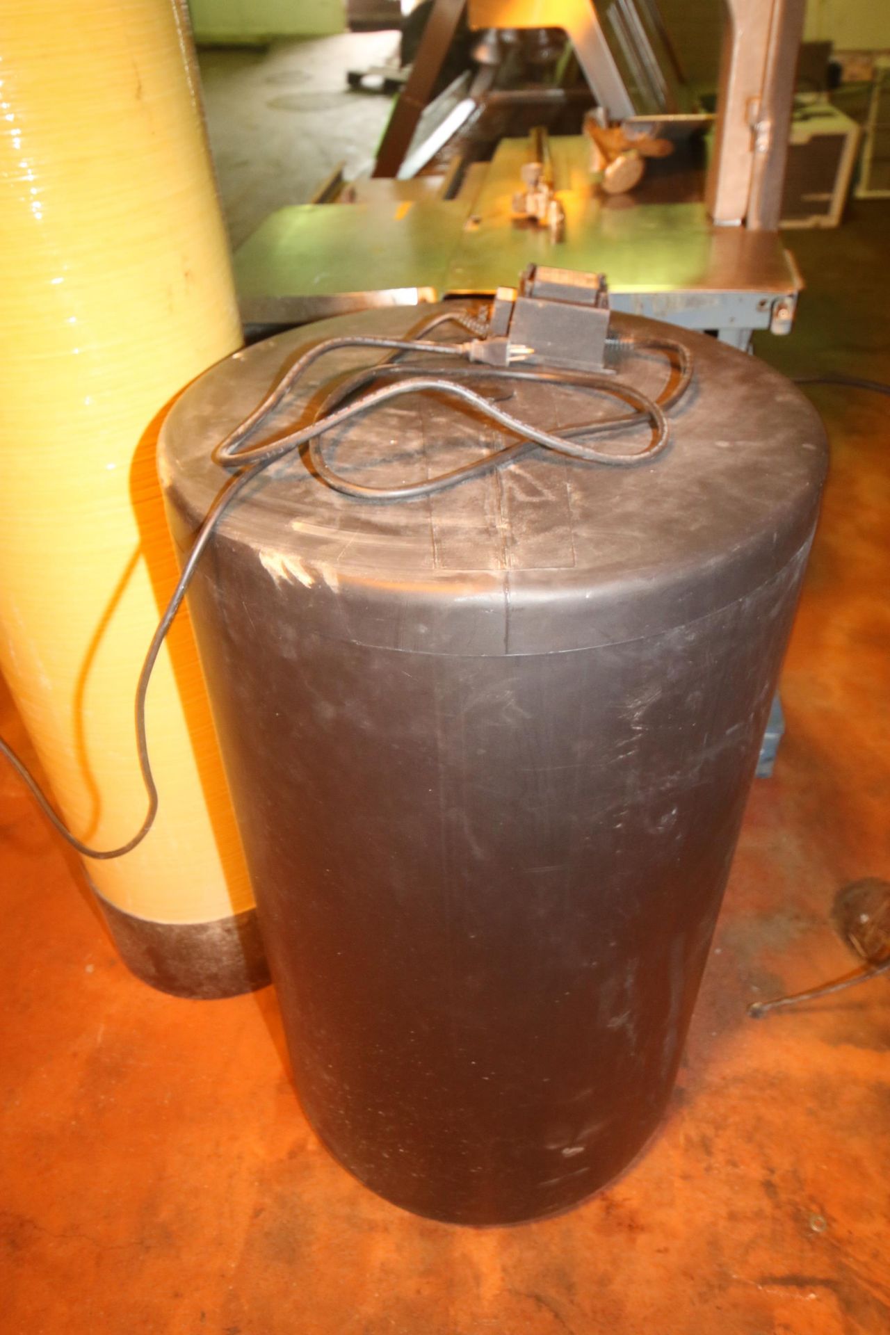 EcoLab Water Softener Tank, with Top Mounted EcoLab Meter, Vessel Dims.: Aprox. 65" Tall x 17" Dia., - Image 4 of 4