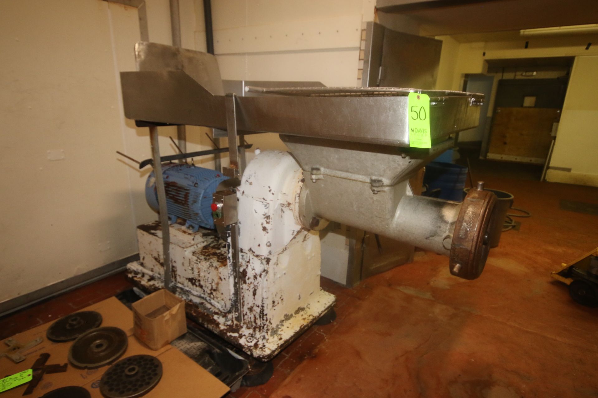 Buffalo Meat Grinder, M/N NO HV-11, Crown Triton 40 HP Motor, with Aprox. 10" Dia. Discharge, 1480 / - Image 14 of 25
