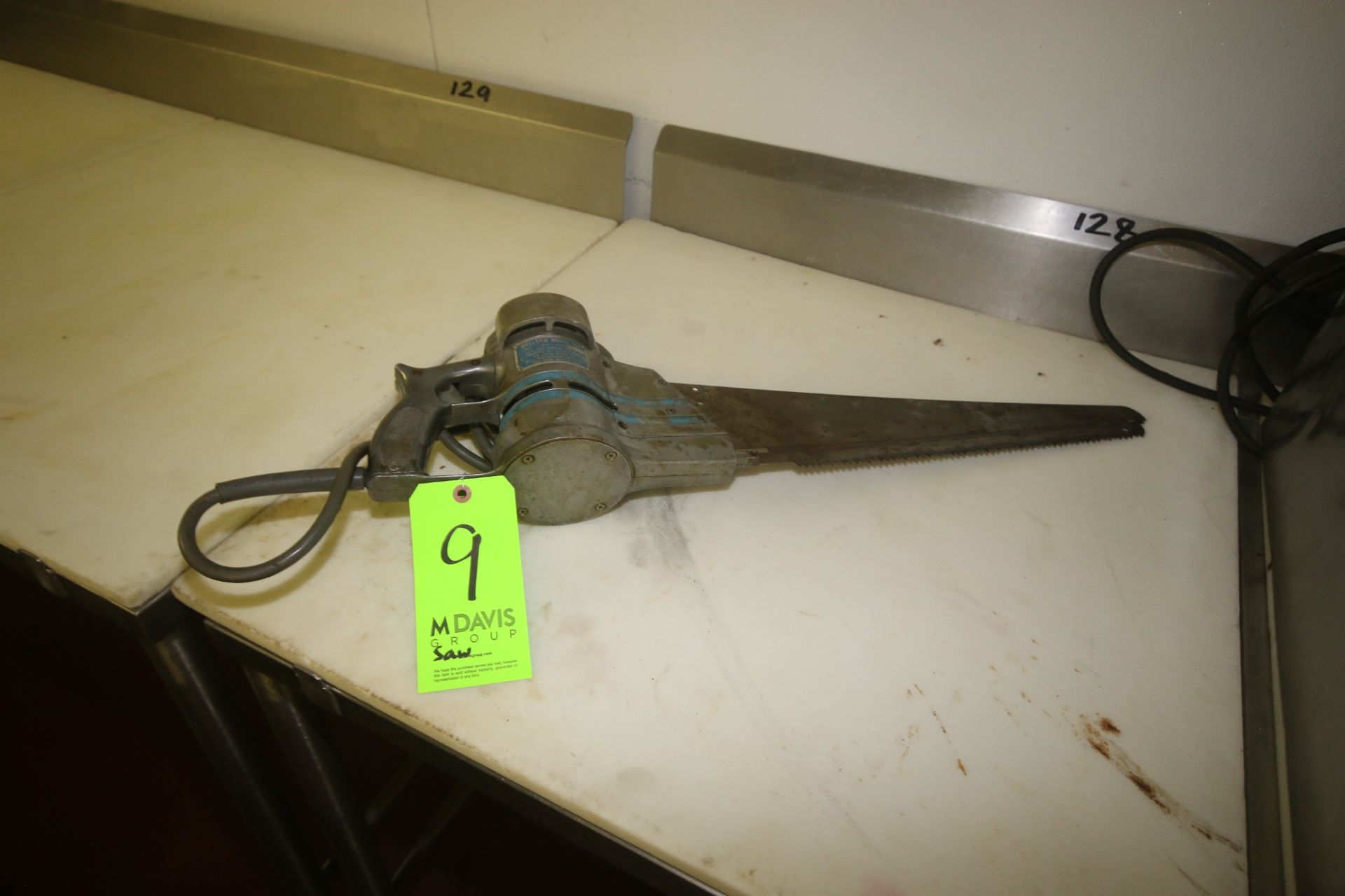 Wellsaw S/S Meat Saw, M/N 404, S/N M17143, 115 Volts, with Power Cord (Located on 1st Floor--