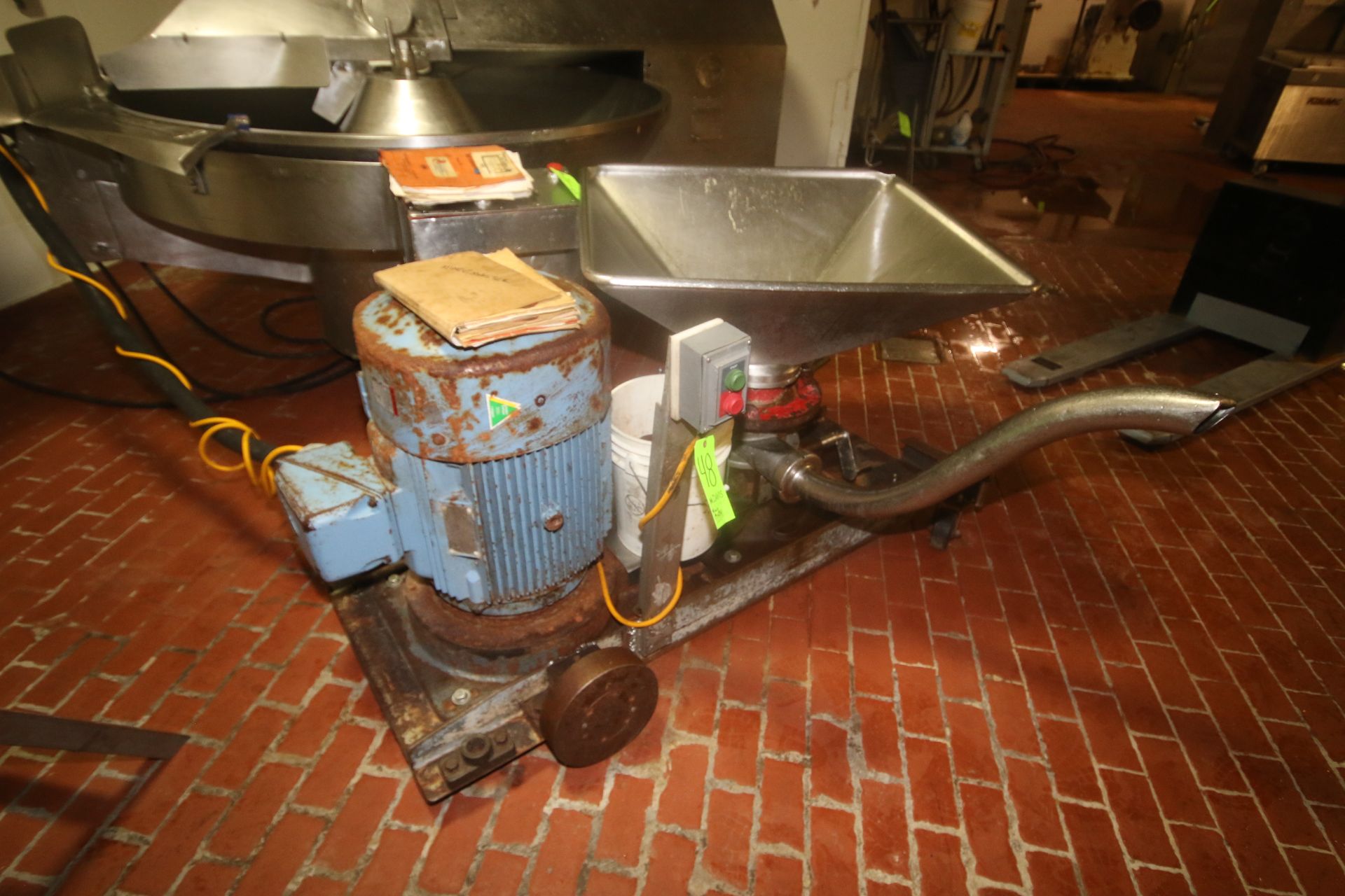 Griffith's Mince Master, with 60 hp Motor, 230/460 Volts, 3 Phase, with Aprox. 34" Dia. S/S - Image 12 of 16