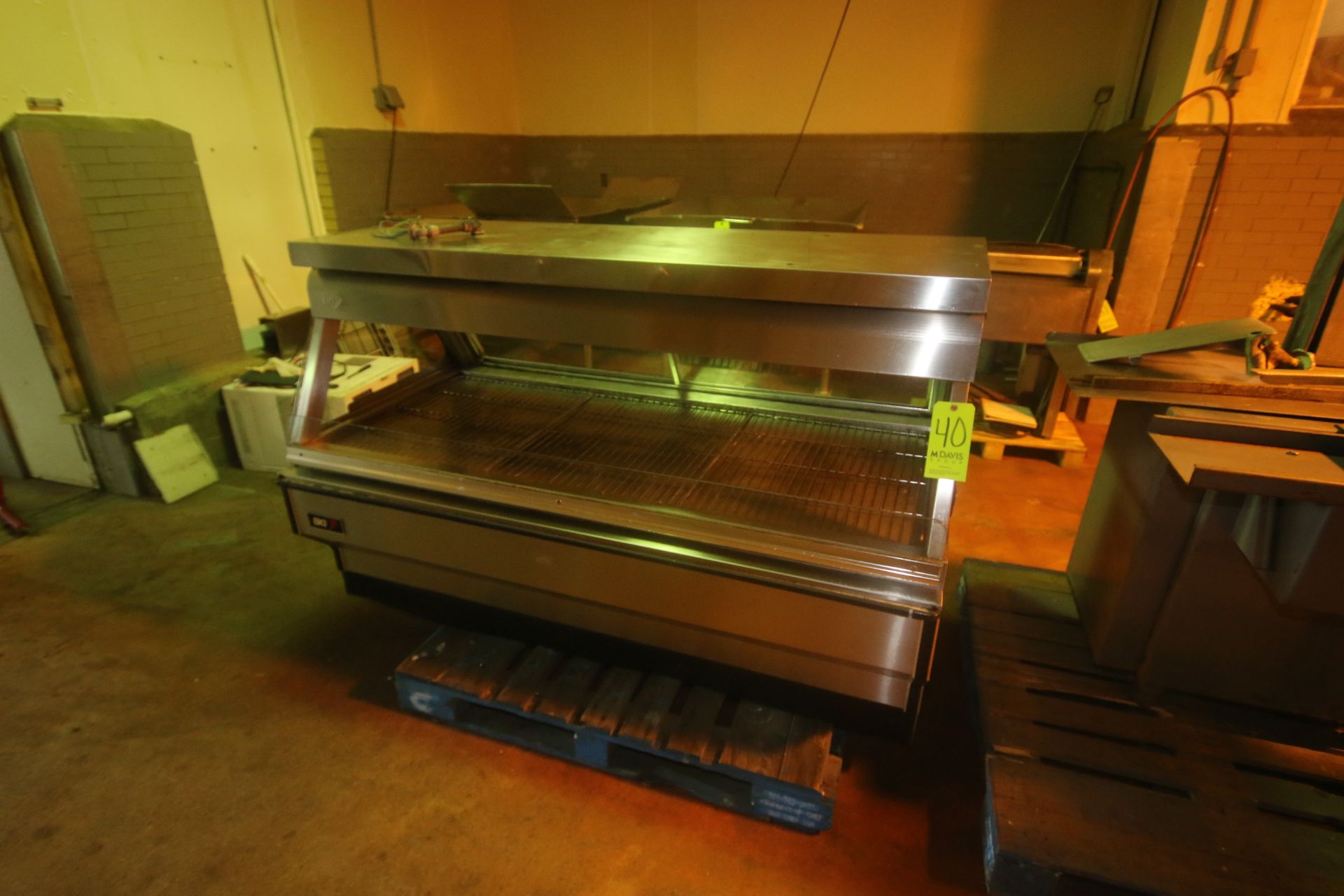 BKI S/S Deli Counter with Internal Heating, M/N 8SW-6, 120/208 Volts, 3/1 Phase, Overall Dims.: